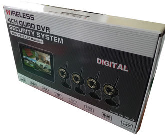 Στοιχείων ασύρματο DVR κρυπτογράφησης ψηφιακό τηλεοπτικό σύστημα κάμερων ασφαλείας καταγραφής με την καταγραφή τμήματος AV