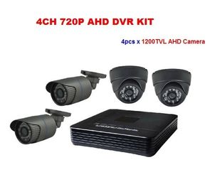 Εξαρτήσεις HD 720P 4CH AHD, 4CH P2P εξαρτήσεις AHD DVR, σύστημα βιντεοκάμερων DVR AHD