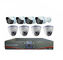 Σύστημα ασφαλείας υπαίθριες και 4 εσωτερικές καμερών DVR εξαρτήσεις 4 CCTV DVR οικιακού βίντεο 8CH 8 ΚΑΝΆΛΙΑ