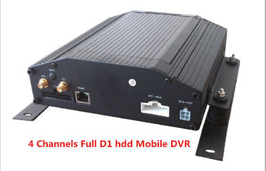 Ψηφιακό βίντεο εγγραφής 4Ch πλήρες D1 κινητό DVR καρτών HDD &amp; SD ΠΣΤ υποστήριξης αυτοκινήτων 3G/WIFI