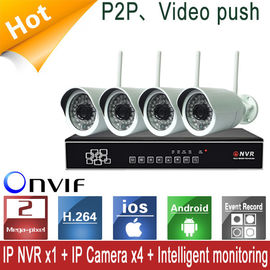 Κάμερα DVR 1920 X 1080 Onvif 4CH 1080P WIFI NVR IP για IOS/αρρενωπός